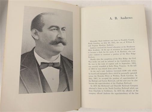 100 Years 100 Men 1871 - 1971 Edited by Christopher Crittenden, William S. Powell, and Robert H. Woody - Hardcover Book with Dust Jacket - With the Compliments of The Edwards & Broughton Company...