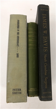 3 Hardcover Books - Foreigners in the Confederacy Ella John Professor of History, Goucher College - Reprinted 1965 The University of North Carolina Press, Second Book in Physiology and Hygiene...