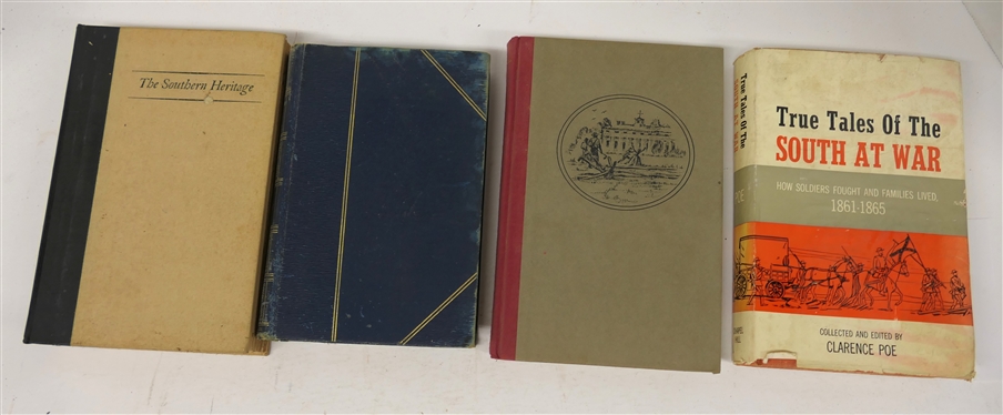 4 Hardcover Civil War Books - Confessions of an English Opium - Eater by Thomas De Quincey - Christmas Gift 1911, This Wounded Land - The Era of Reconstruction 1865 - 1877 By Irving Werstein -...