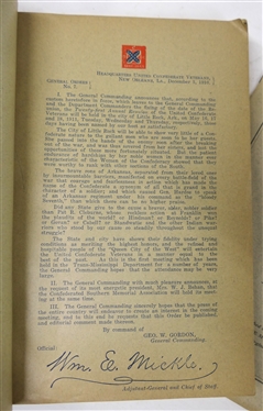 Paperback Book and 2 Booklets - Minutes of the Twenty First Annual Meeting and Reunion of the United Confederate Veterans 1911, Civil War History March 1959 - Reprint, and Explaining''s of...