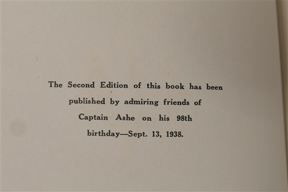 A Southern View of the Invasion of the Southern States and War of 1861-65 by Captain S.A. Ashe - Raleigh, NC- 1930 Paperback Book and Trial and Death of Henry Wirz 1908 Paperback Book 