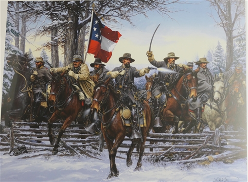Thompson''s Station Tennessee, March 5, 1863 - By John Paul Strain - Artist Signed Limited Edition Print - Number 421/1250 - Published by Gettysburg Military Publishing - Gettysburg, PA- With...
