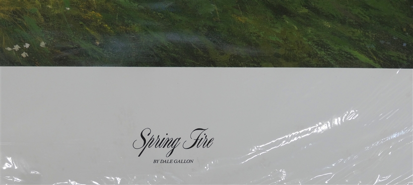 Spring Fire by Dale Gallon - 1984 Limited Edition Artist Signed and Numbered Print - 211/950 - With Certificate of Authenticity - Print Measures 23 By 30 