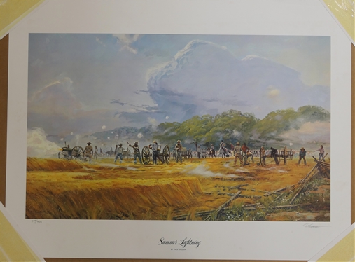 Summer Lightning by Dale Gallon - 1984 Limited Edition Artist Signed and Numbered Print 289/950 - With Certificate of Authenticity - Print Measures 23 by 30 