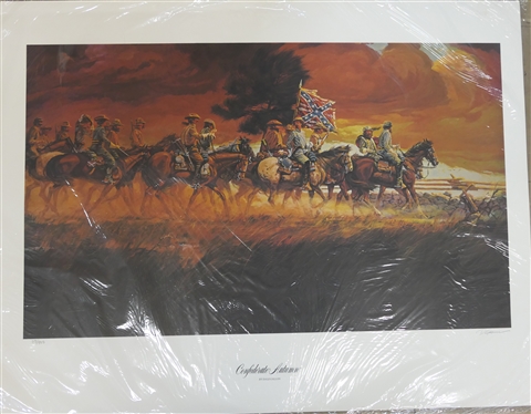 Confederate Autumn by Dale Gallon - 1984 Limited Edition Artist Signed and Numbered Print 39/550 - With Certificate of Authenticity - Print Measures 23 by 30