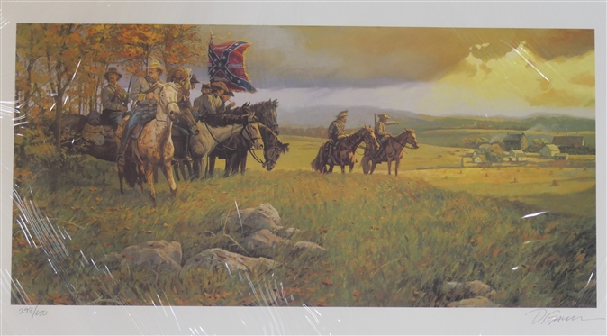 Fair Fields by Dale Gallon Artist Signed and Numbered Print 298/650 - Print Measures 12 3/4 By 20 