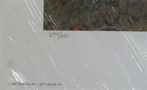 Fair Fields by Dale Gallon Artist Signed and Numbered Print 298/650 - Print Measures 12 3/4 By 20 