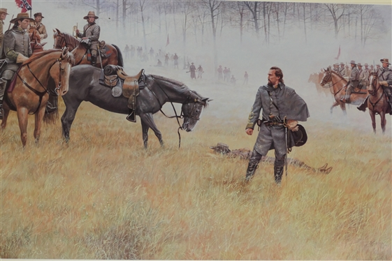 …. Sound the Charge! by Dale Gallon - Limited Edition Signed and Numbered Print 264/950 - Published by Lower Marsh Creek Press - Print Measures 20 3/4 By 30 1/4 - With COA