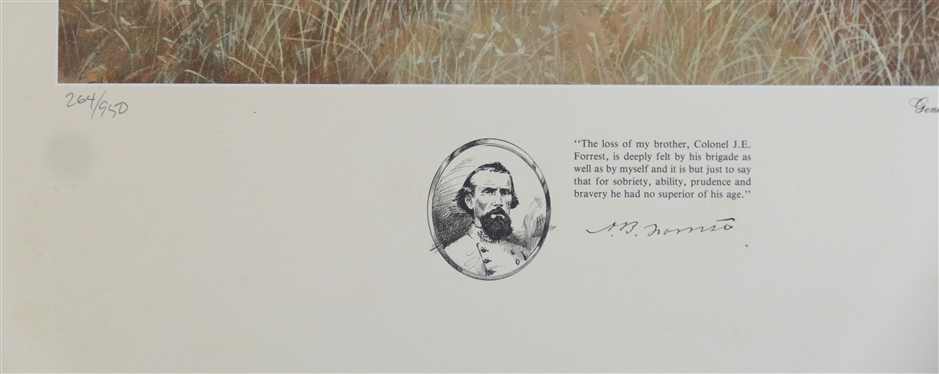 …. Sound the Charge! by Dale Gallon - Limited Edition Signed and Numbered Print 264/950 - Published by Lower Marsh Creek Press - Print Measures 20 3/4 By 30 1/4 - With COA