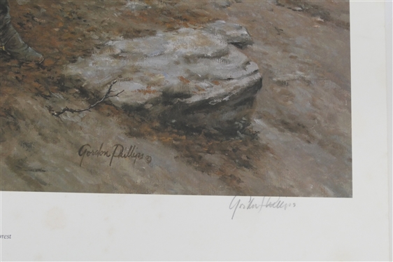 The Wizard by Gordon Phillips Limited Edition Signed and Numbered Offset Lithograph Numbered 907/950 - Published by American Print Gallery with COA - Print Measures 29 By 22 