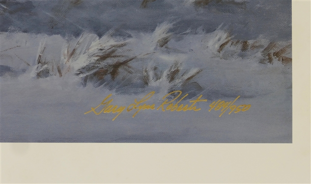 Crossing Lick Creek by Gary Lynn Roberts - Limited Edition Signed and Numbered 484/950 - Published by Newark Publishing USA with COA - Print Measures 23 1/4 by 32 