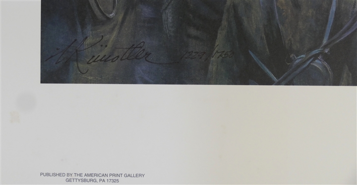 Lee''s Lieutenants Fredericksburg, VA., December 13, 1862 by Mort Kunstler Limited Edition Artist Signed and Numbered Offset Lithograph 1229 / 1750 with COA - Print Measures 24 By 27 1/2