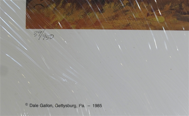 Welcome to Mosby''s Confederacy by Dale Gallon Limited Edition Artist Signed and Numbered Print 39/950 with COA - Print Measures 15 1/4 By 25 
