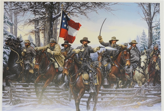 Thompson''s Station Tennessee, March 5, 1863 - By John Paul Strain - Artist Signed Limited Edition Print - Number 422/1250 - Published by Gettysburg Military Publishing - Gettysburg, PA- Print...