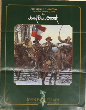 Thompson''s Station Tennessee, March 5, 1863 - By John Paul Strain - Artist Signed Limited Edition Print - Number 422/1250 - Published by Gettysburg Military Publishing - Gettysburg, PA- Print...