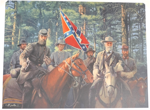 Model Partnership by Mort Kunstler Limited Edition Artist Signed and Numbered Offset Lithograph 88/1500 With COA - Print Measures 24 1/4 By 30 1/4 