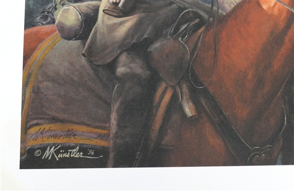 Model Partnership by Mort Kunstler Limited Edition Artist Signed and Numbered Offset Lithograph 88/1500 With COA - Print Measures 24 1/4 By 30 1/4 