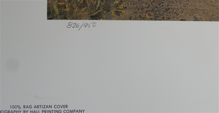 We Still Love You, General Lee by Mort Kunstler Limited Edition Artist Signed and Numbered Offset Lithograph Number 826/950 with COA - Print Measures 21 3/4 by 31 3/4 