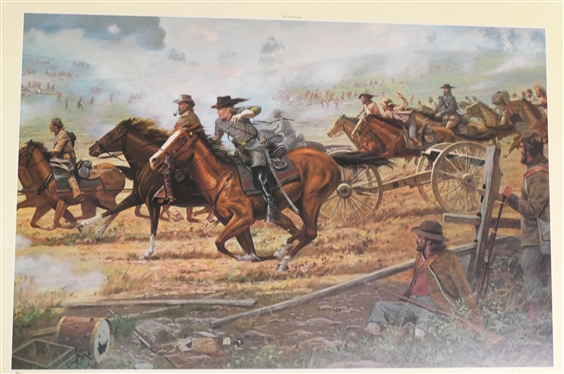 Ride to Glory by Dale Gallon Limited Edition Artist Signed and Numbered Print 880/950 - Print Measures 22 by 30 
