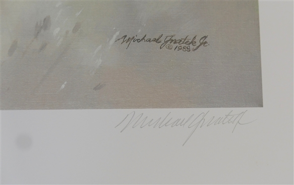 Gen. Nathan Bedford Forrest by Michael Gnatek, JR. Published by The Marks Collection Limited Edition Artist Signed and Numbered Print 855 / 1000 - With COA - Print Measures 28 by 21 1/4