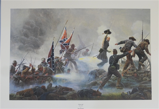 Follow Me by Mort Kunstler Limited Edition Artist Signed and Numbered Offset Lithograph364/1750 with COA - Print Measures 23 1/8 by 32 1/2