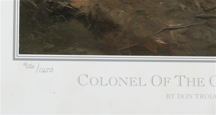 Colonel Of The Confederacy by Don Troiani Limited Edition Artist Signed and Numbered Print 906/1250 - Published by Historical Art Prints - Measures 25 1/4 By 15 3/4 