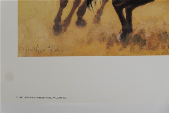 Rebel Raiders by Don Stivers Limited Edition Artist Signed and Numbered Print 102/950 Print Measures 18 1/2 by 34 