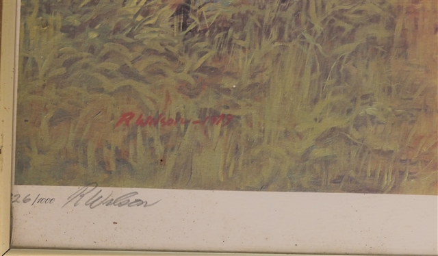 Lee and Jackson Before Chancellorsville R. Wilson Artist Signed and Numbered Print 326/1000 - Framed - Frame Measures 22 1/4 by 28 1/4 