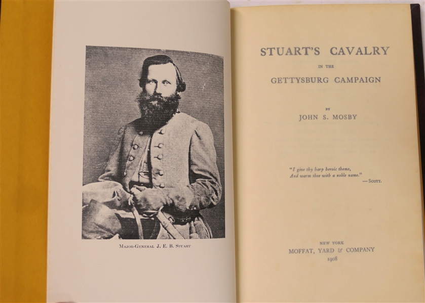 "Stuarts Cavalry in the Gettysburg Campaign" by John S. Mosby - The Old Dominion Edition of Stuarts Cavalry in the Gettysburg Campaign is Limited to 485 Copies of which this is copy number 193"...