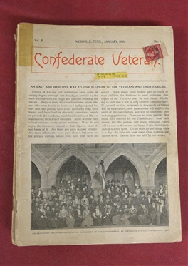 The Confederate Veteran Magazine - 1901 Full Year of Issues