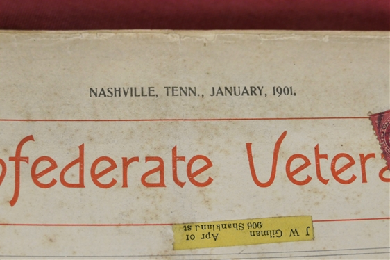 The Confederate Veteran Magazine - 1901 Full Year of Issues