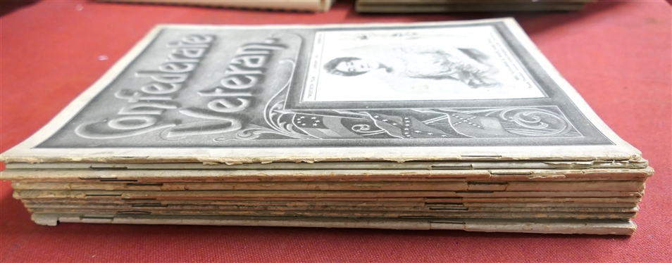 The Confederate Veteran Magazine - 1912 Full Year of Issues