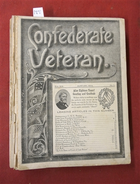 The Confederate Veteran Magazine - 1911 Full Year of Issues 