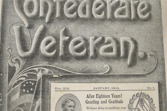 The Confederate Veteran Magazine - 1911 Full Year of Issues 