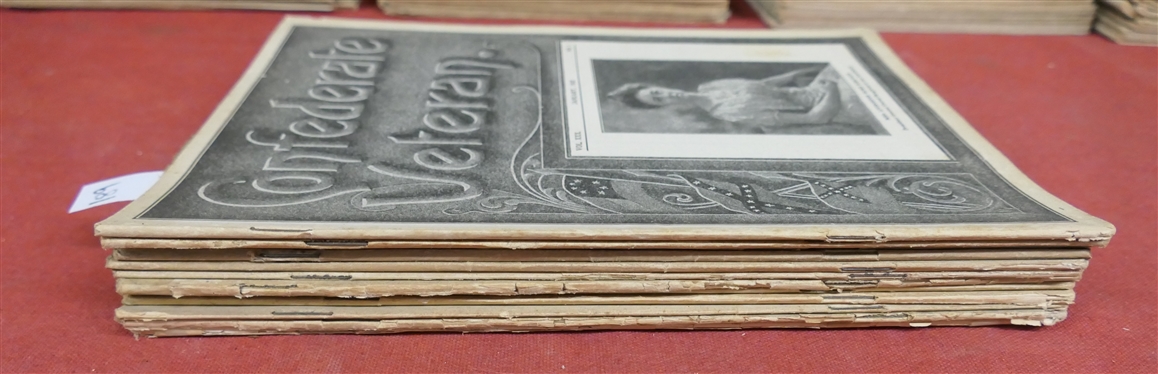 The Confederate Veteran Magazine - 1922 Full Year of Issues