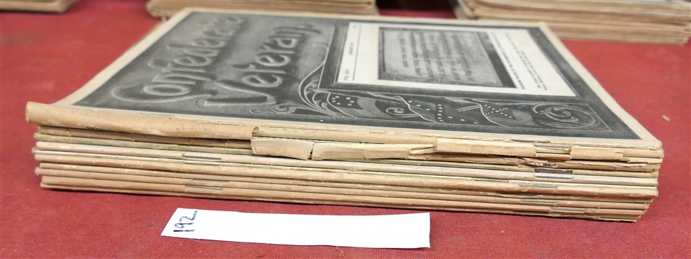 The Confederate Veteran Magazine - 1917 Full Year of Issues 