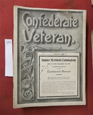 The Confederate Veteran Magazine - 1914 Full Year of Issues