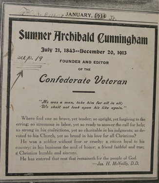 The Confederate Veteran Magazine - 1914 Full Year of Issues