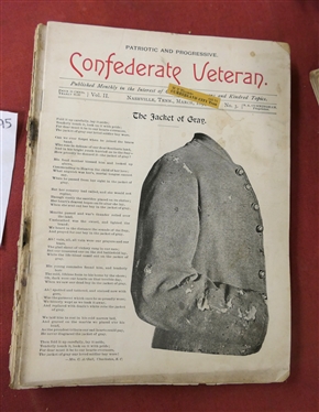 The Confederate Veteran Magazine - 1894 Full Year of Issues