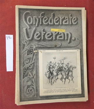 The Confederate Veteran Magazine - 1931 Full Year of Issues
