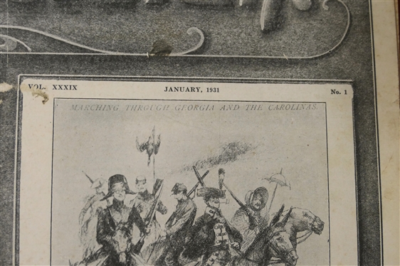 The Confederate Veteran Magazine - 1931 Full Year of Issues