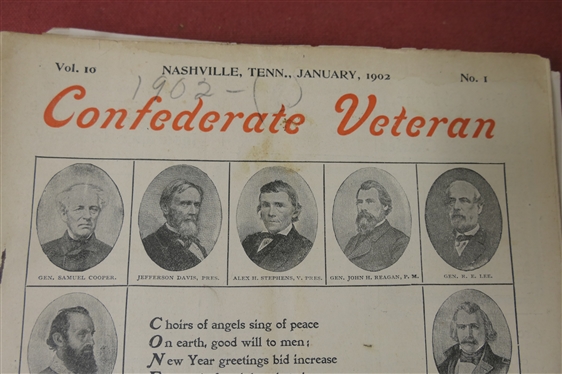 The Confederate Veteran Magazine - 1902 Full Year of Issues