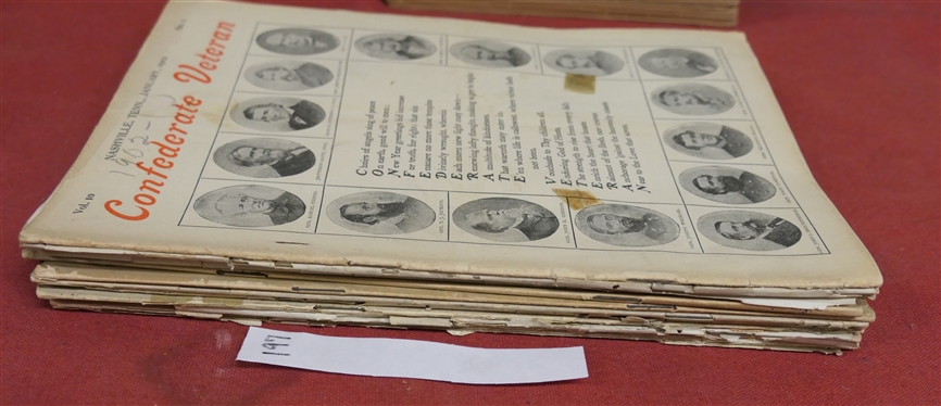 The Confederate Veteran Magazine - 1902 Full Year of Issues