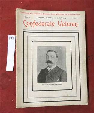 The Confederate Veteran Magazine - 1903 Full Year of Issues