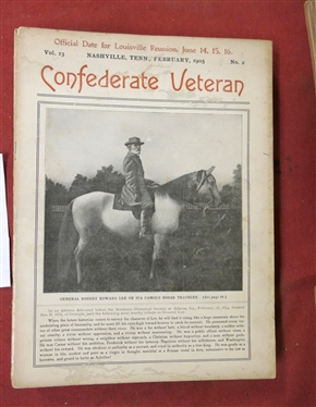 The Confederate Veteran Magazine - 1905 Full Year of Issues