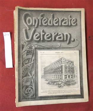 The Confederate Veteran Magazine - 1907 Full Year of Issues
