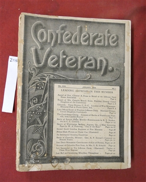 The Confederate Veteran Magazine - 1909 Full Year of Issues