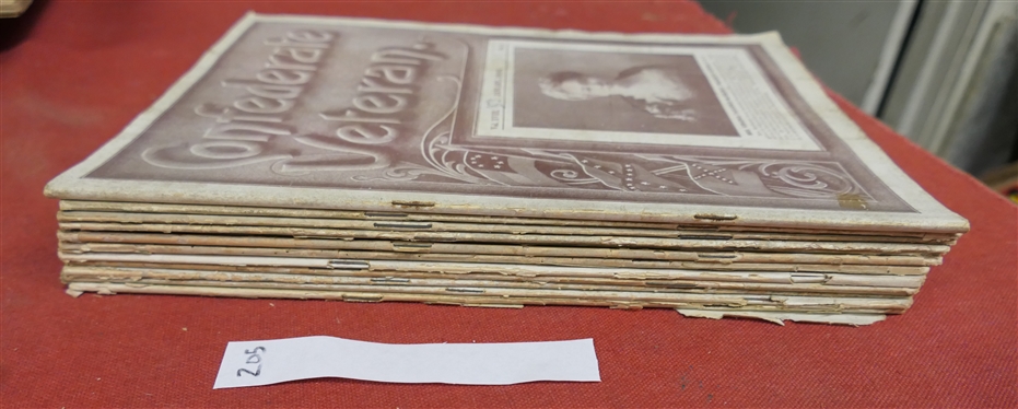 The Confederate Veteran Magazine - 1910 Full Year of Issues