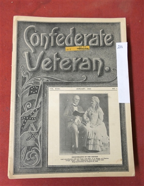 The Confederate Veteran Magazine - 1923 Full Year of Issues