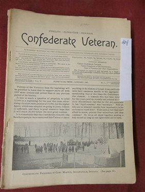 The Confederate Veteran Magazine - 1897 Full Year of Issues 